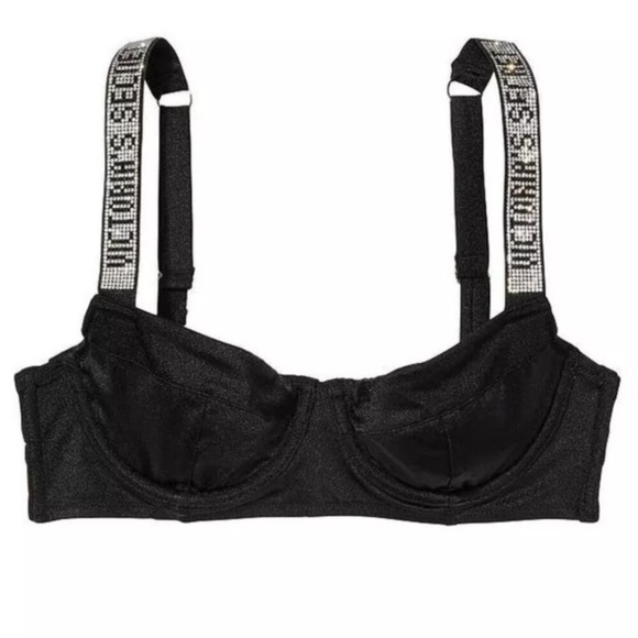 Victoria's Secret Other - New! Victoria’s Secret Shine Strap Unlined Push Up Bikini Swim Top 4468